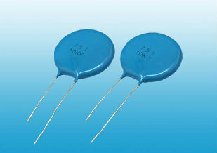 25KV 1000PF high voltage leaded capacitor