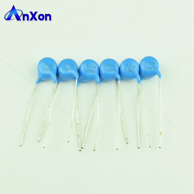 15KV 330PF 331 Lead Wire HV Disc Ceramic Capacitor