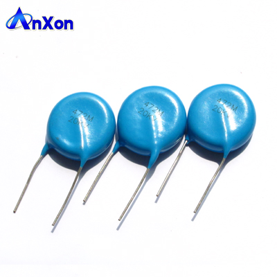 15KV 4700PF472Lead Wire HV Blue Ceramic Capacitor