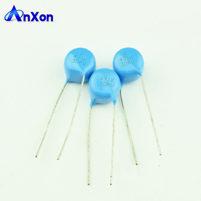 30KV 470PF Radial Lead HV Disc Ceramic Capacitor