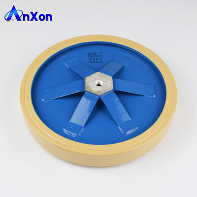 PE200 20KV 2000PF 150KVA RF Ceramic disk capacitor